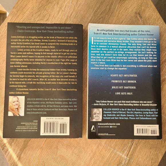 Colleen Hoover Books - Picture 2 of 2